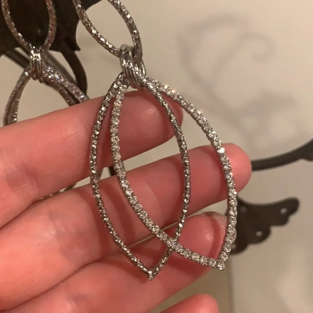 ❌Last deal ❌Silver double layer earring - Picture 4 of 7